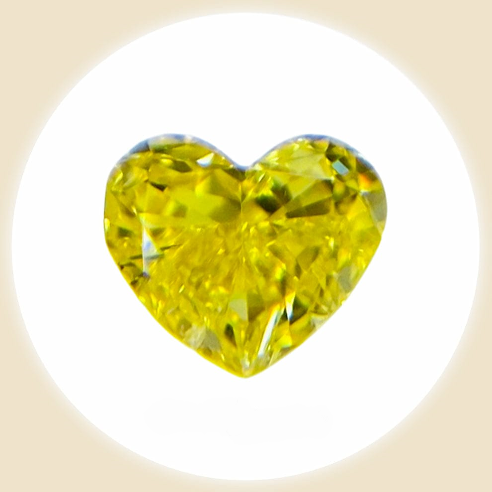 Diamond FANCY VIVID YELLOW 0.165 carat