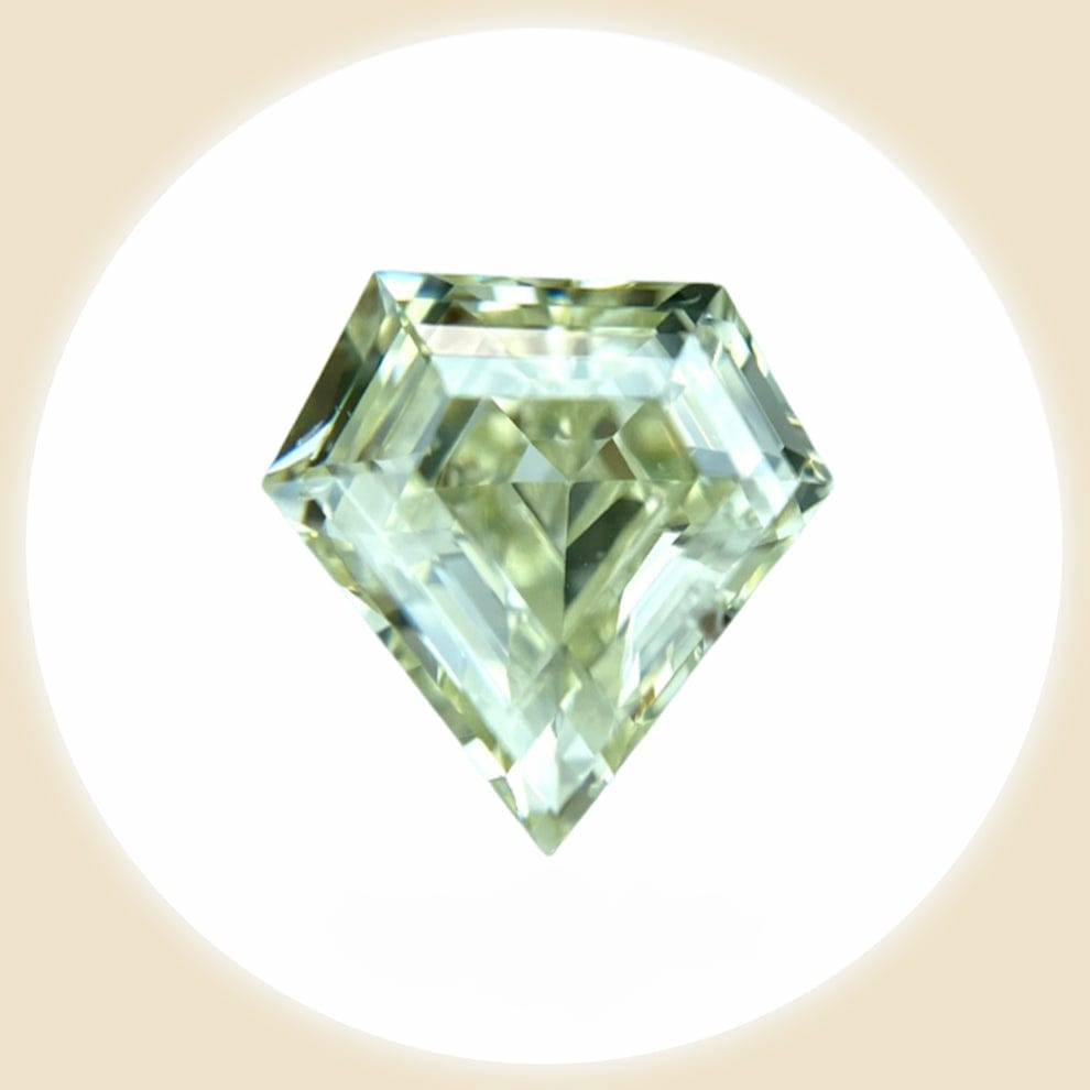 Diamond DIA SHAPE! LIGHT YELLOW 1.140 carats