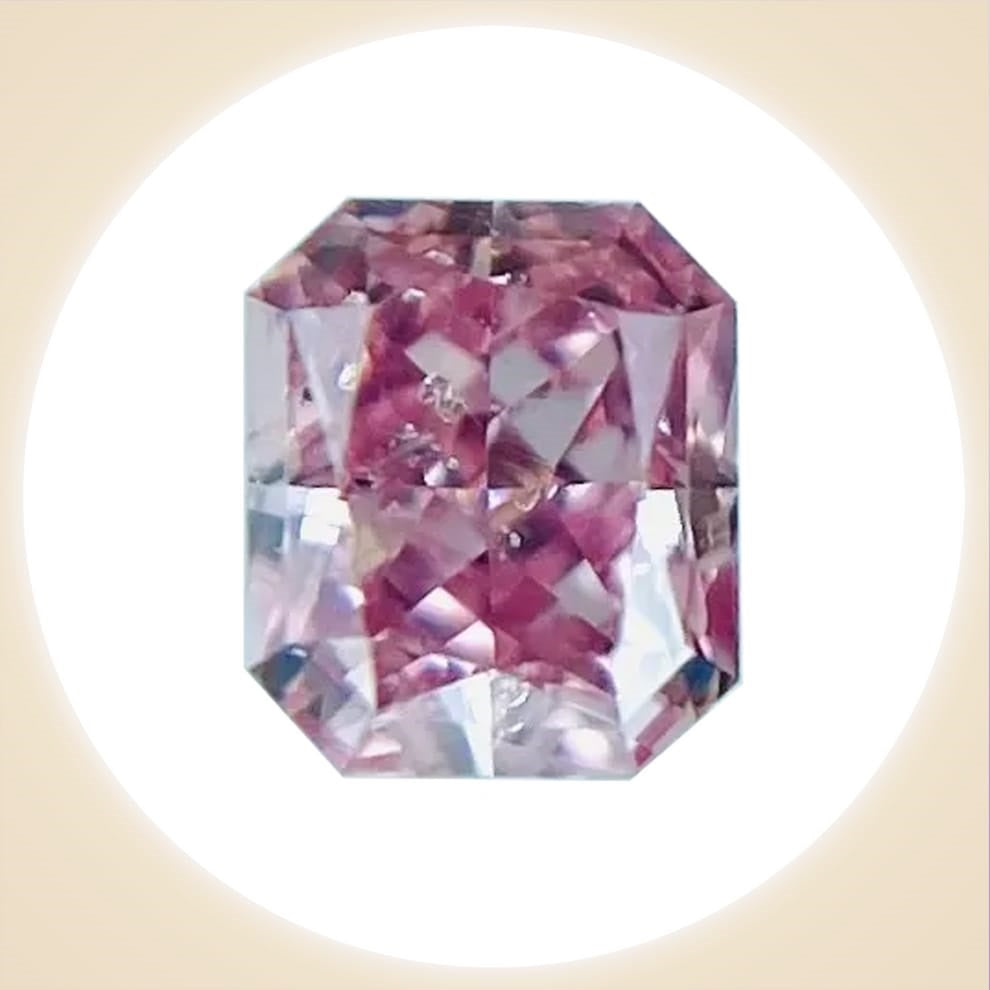 Diamond FANCY INTENSE PINK 0.102 carats