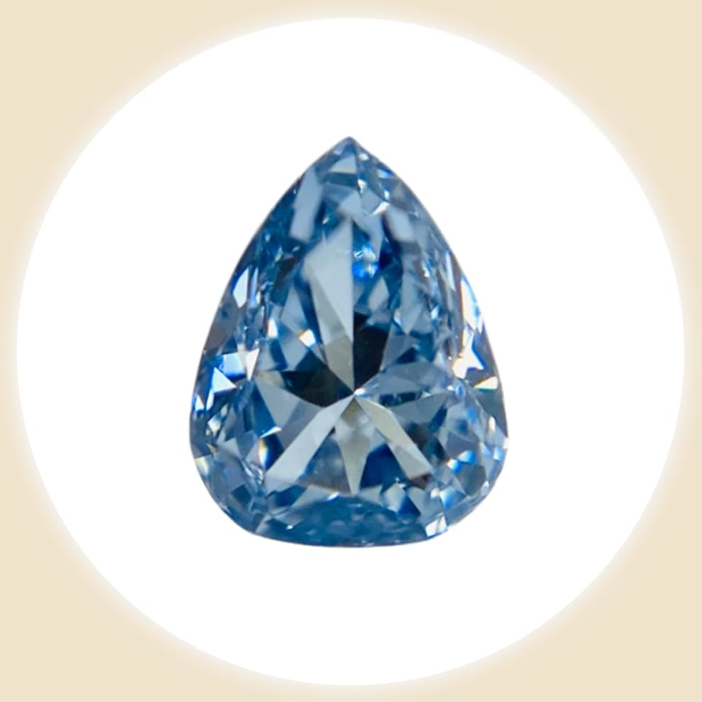 Diamond FANCY INTENSE BLUE 0.191 carat