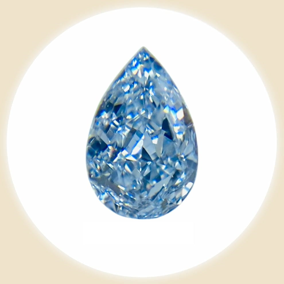 Diamond FANCY GREEN BLUE 0.21 carat