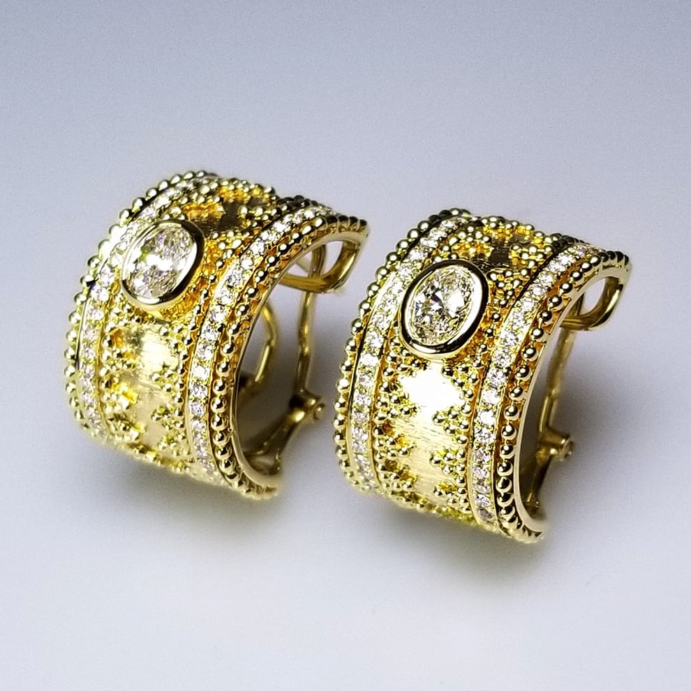 Diamond & Gold Earrings Vero Amore