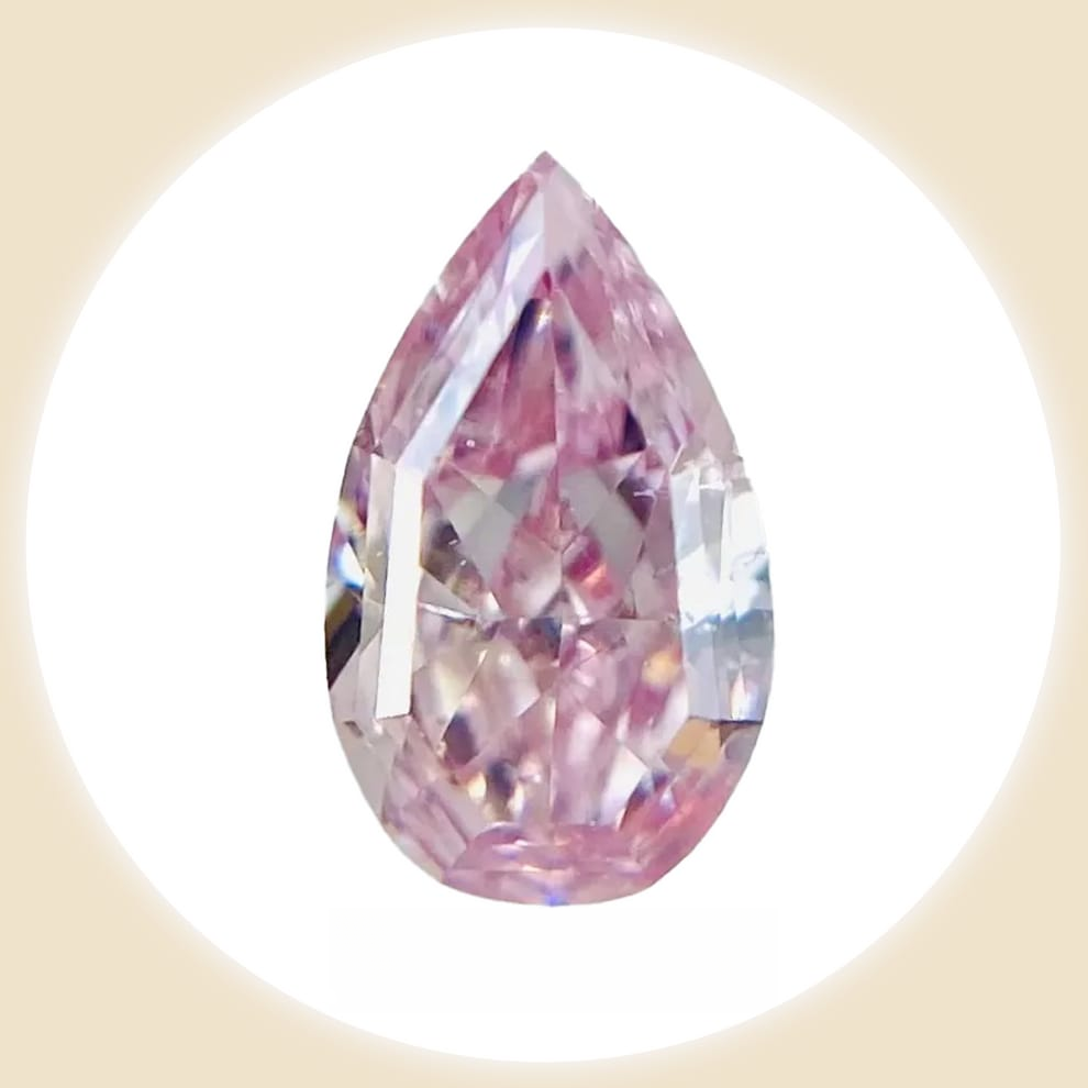 Diamond FANCY INTENSE PURPLISH PINK 0.22 carat