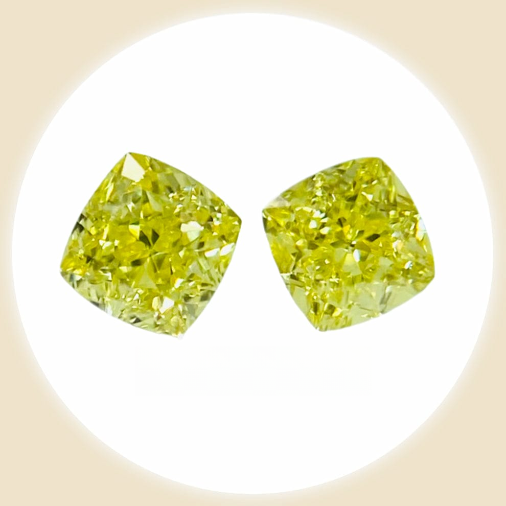 Diamond FANCY INTENSE YELLOW 0.105/0.109 carat